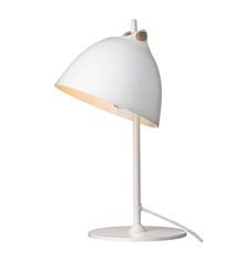 ÅRHUS bordslampa Ø18, vit/trä